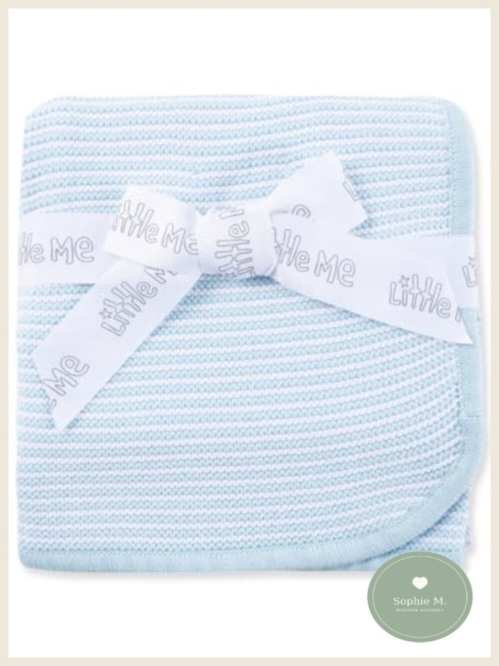 100% Cotton Knit Baby Blanket Swaddle Stroller Nursery Decor